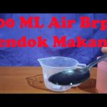 100 ml air berapa sendok makan