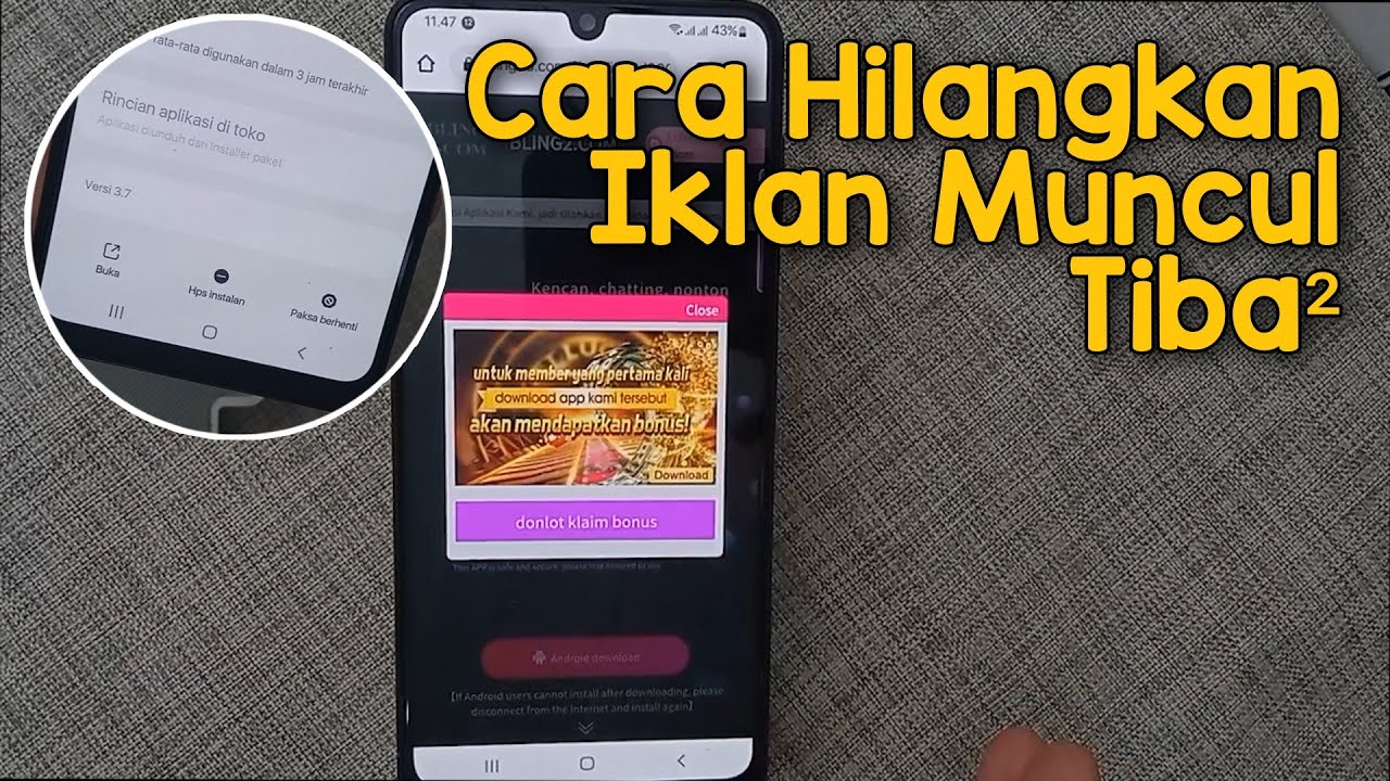 Cara Menghilangkan Web Yang Muncul Sendiri Di Android