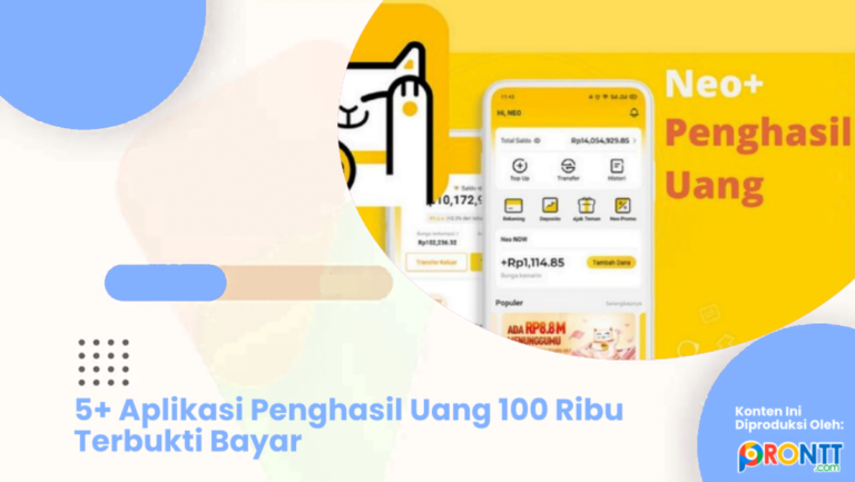 Aplikasi Penghasil Uang 100 Ribu Perhari Tanpa Modal Terbaik 2023